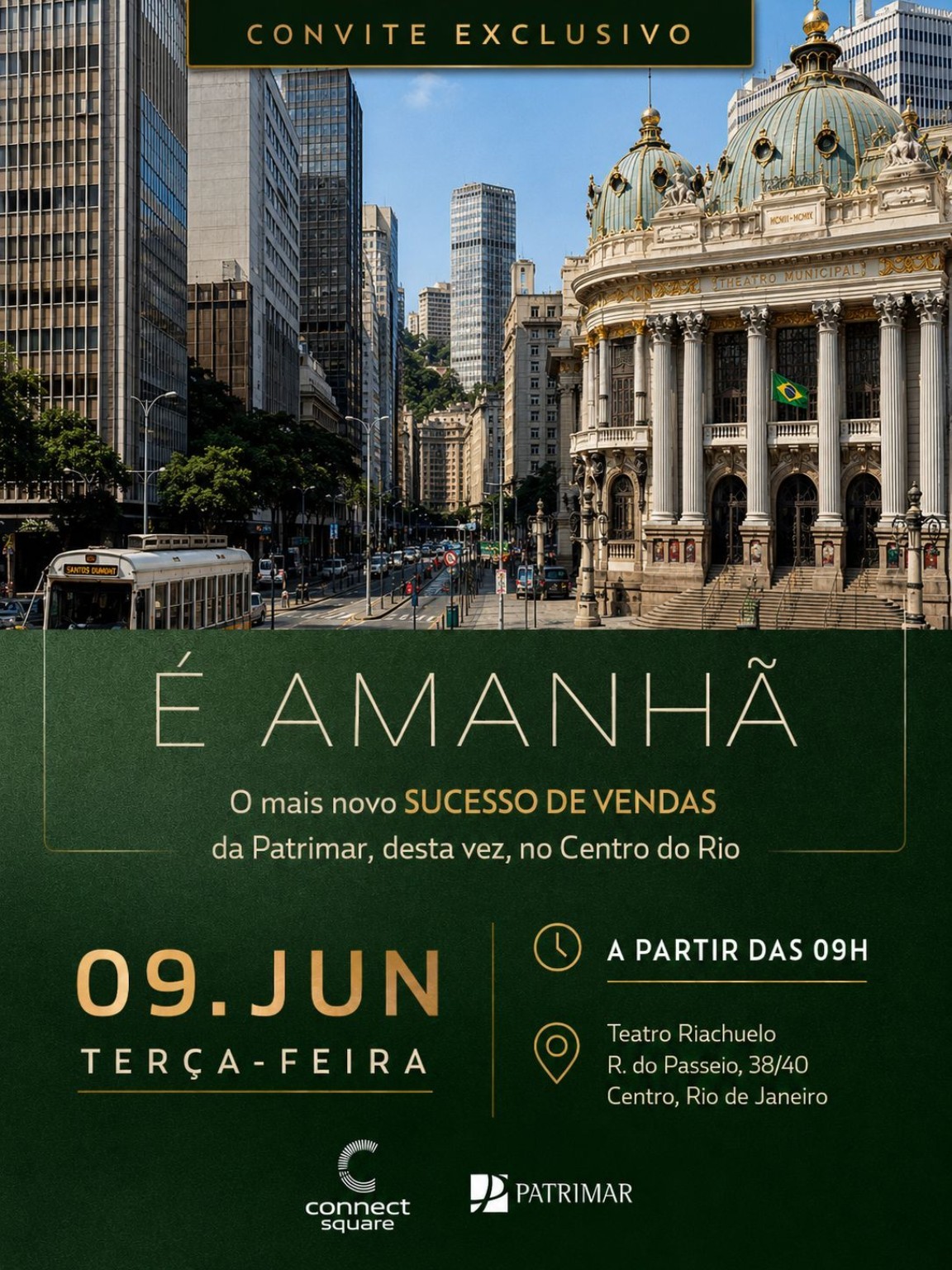 Connect Square Patrimar campanha Centro do Rio