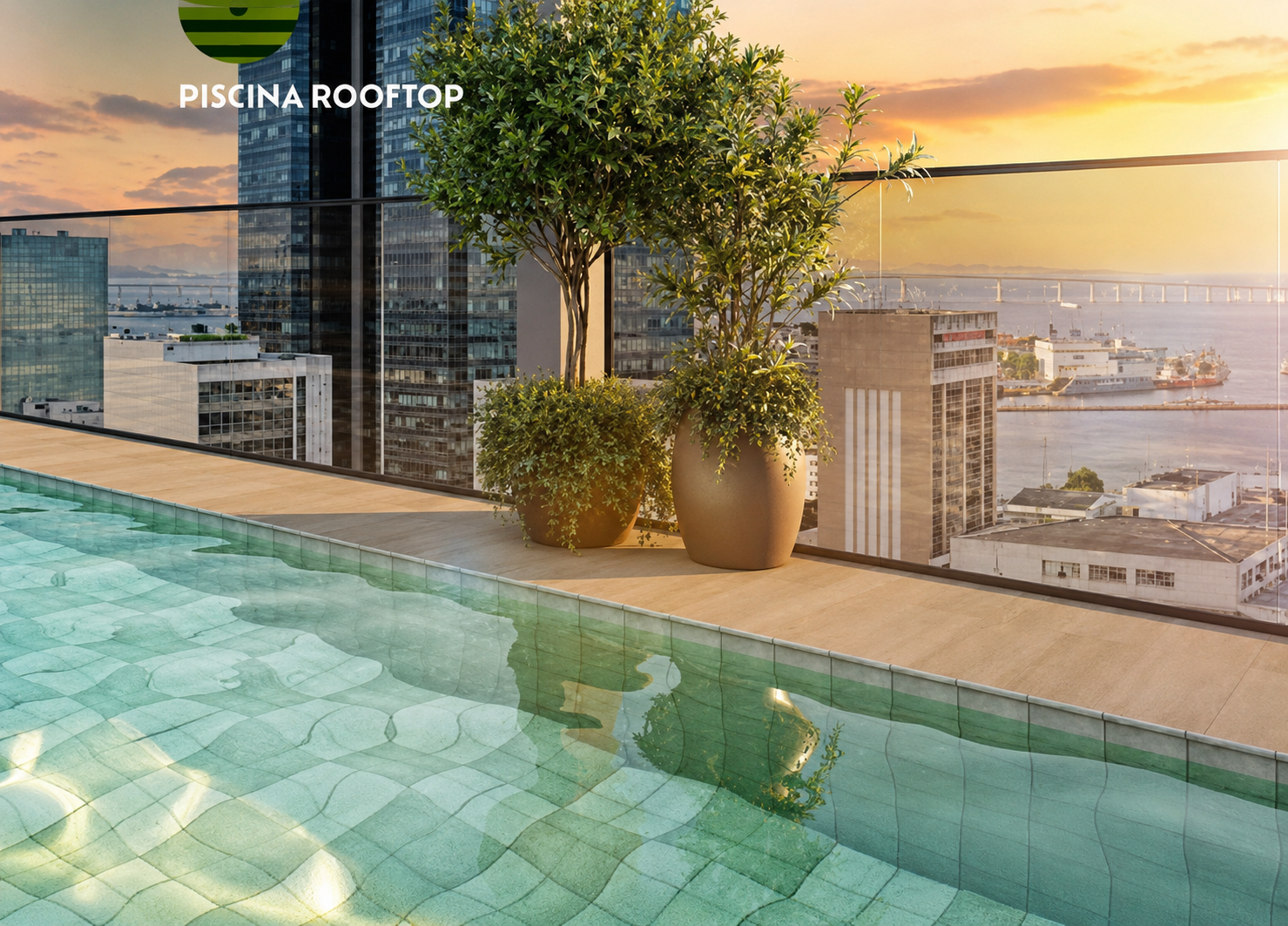 Piscina rooftop Connect Square